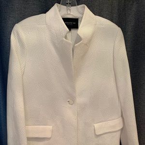 White Spring/Summer cotton jacket with pockets